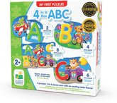 The Learning Journey My First Puzzles 4 in a Box ABC 631492 - Colorland Toys